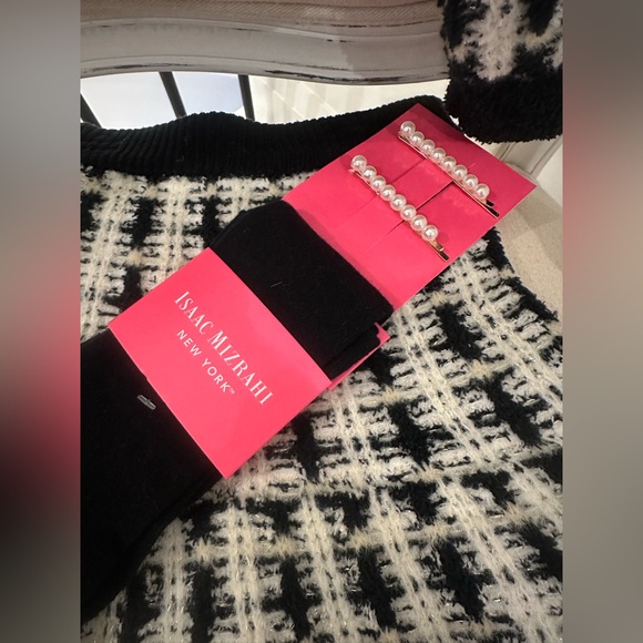 4T Isaac Mizrahi Black and White Knit 4 Piece Chanel Style Soft Tweed Outfit NWT - Picture 10 of 15